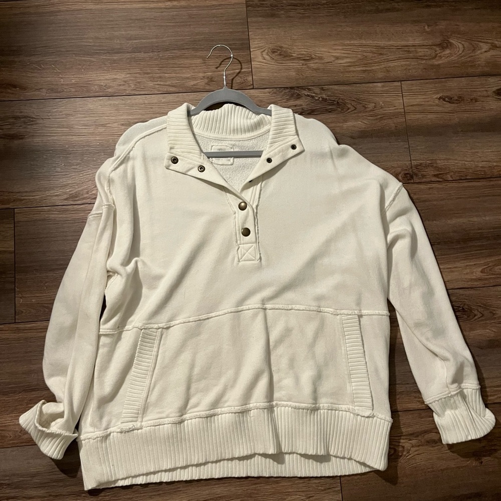 Aerie quarter button up